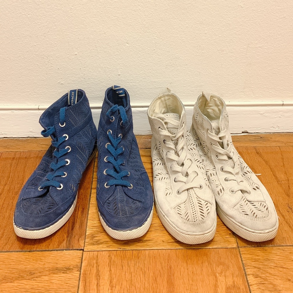 Coach High Top sneakers sz 8